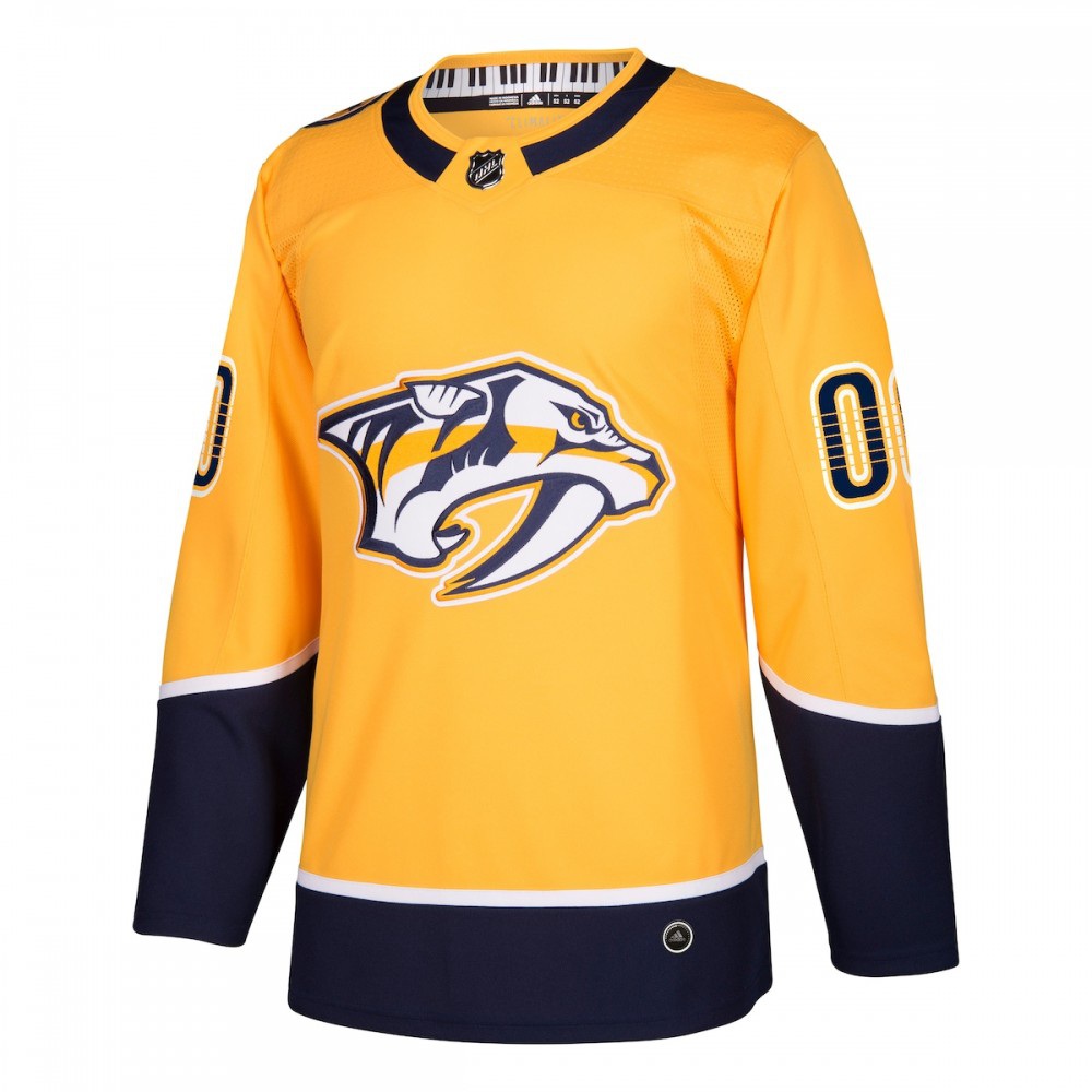 Nashville Predators adidas Authentic Custom Jersey - Gold-Pro Kit Vault | Brand New 26/27 Sports Jerseys